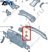 Держатель Volkswagen Jetta VII 2020-2024 17A813589