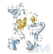 Турбонагнетатель 04E145873G Volkswagen Taos (2020-2023) 1.4TSI