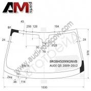 Стекло лобовое (многослойное) для Audi Q5 I 8R0845099GNVB