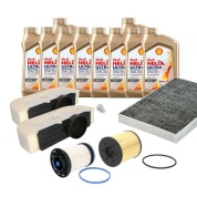 Комплект фильтров для ТО-2/4 Volkswagen Touareg (2018-2023) 3.0TDI масло Shell 0W30