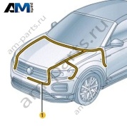 Жгут проводов для моторного отсека Volkswagen T-Roc Cabrio 2020-2024 2GC971002
