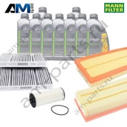 Комплект фильтров MANN с маслом 5W30 229.52 для ТО-1 Mercedes S560