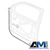 Уплотнитель передней правой двери нижний Amarok 2H0837774D9B9