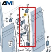 Трос Volkswagen Crafter 2012-2016 2E1843418D