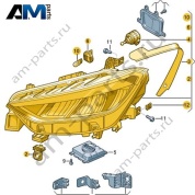 Светодиодная фара левая Volkswagen id3 2020-2024 10C941029