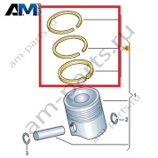 Комплект поршневых колец VAG 03L198151E