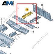 Поперечина пола Volkswagen id-Buzz 2023-2024 1N3803292