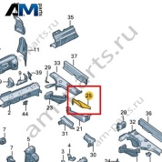 Кронштейн Volkswagen id3 2020-2024 1EA802748