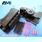 Корпус плоского разъема с фиксатором контактов Audi A8 (D4) 2014-2017 4H0906971A