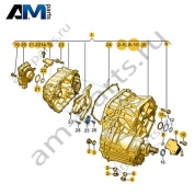 Задняя главная передача с блокировкой дифференциала VAG 0ME300043B