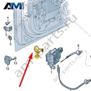 Крышка замка двери Audi A6 (C8) 2019-2024 4K1837349