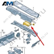 Удлинитель Audi Q7 (4M) 2016-2024 4M0803730
