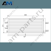 Радиатор кондиционера VALEO 822615 для BMW X1 F48LCI 2019-2023 20d (B47D)