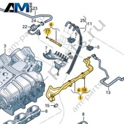 Вакуумные шланги с соединительными деталями VAG 06E133790AA