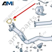 Уплотнитель Audi A6 (C7) 2015-2018 4G0253115J