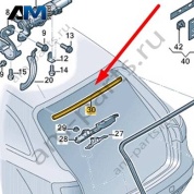 Накладка Audi A6 (C7) Avant/Allroad 2015-2018 4G9827229A
