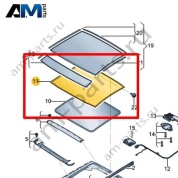 Уплотнитель Volkswagen Jetta VII 2020-2024 17A877297