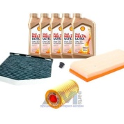 Комплект фильтров для ТО-1_3 Audi А3 (8P) 2.0TFSI с маслом Shell 0W30