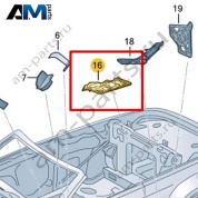 Защитный экран Volkswagen T-Roc Cabrio 2020-2024 2GC864950A