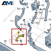 Шланг системы охлаждения VAG 059122060B