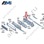 Воздухозаборник переднего бампера Mercedes G-class W465 AMG A4638858801