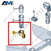 Пружинный штифт Volkswagen AMAROK 2013-2016 2H0919341B