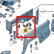 Опора Volkswagen AMAROK 2013-2016 2H5810341A