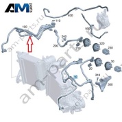 Трубка регенерации топливных паров справа Mercedes W465 AMG G63 (M177) A1770104109