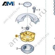 Опорный подшипник переднего амортизатора VAG 5Q0412331F на Skoda 2019-2026