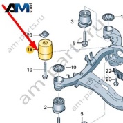 Инерционный демпфер Audi A8 (D5) 2018-2024 4N0505563A