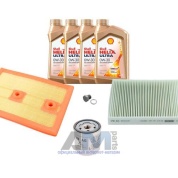 Комплект фильтров для ТО-1/3 Audi A1 (8X) 1.4TSI с маслом Shell 0W30