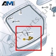 Пластина замка Volkswagen Taigo 2022-2024 2G6827517A