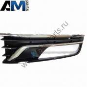 Решетка бампера правая для Volkswagen Passat 3AA854662B9B9