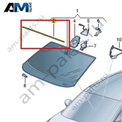 Накладка Volkswagen id4/id5 2021-2024 11A845132