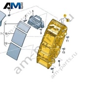 Поперечные рейлинги Audi A8 (D4) 2014-2017 4H4862841A