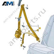 Ремень безопасности пассажира 55G857706BRAA на Фольксваген Талагон 2021-2025