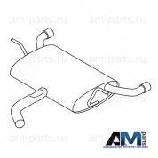 Задняя часть глушителя Фольксваген Гольф 7 2.0TFSI (230/220 л.с.) 5G6253609AH