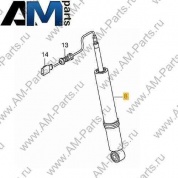 Амортизатор задний пневмоподвески Volkswagen Touareg (2011-2014) 7P6513029AD