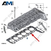 Прокладка ГБЦ 3 отверстия BMW 7 серия (G11/G12 LCI) 2019-2022 730d (B57P) 11128598509