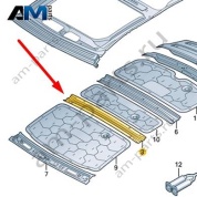 Рама крыши Audi A6 (C8) Avant/Allroad 2019-2024 4K9817969