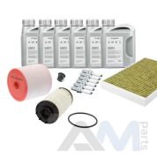 Оригинальный комплект ТО-1/3 Ауди А6 С8 55 TFSI S-tronic/3.0TFSI 340 л.с (масло LL3 с допуском 504/507)