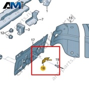 Кронштейн тормозного шланга Volkswagen id-Buzz 2023-2024 1N3611845