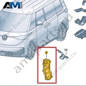 Кронштейн корпуса разъема Volkswagen id-Buzz 2023-2024 1N3937545