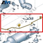Соединительная трубка Volkswagen AMAROK 2017-2022 2H6131582E