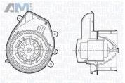 Вентилятор отопителя (069412690010) MAGNETI MARELLI для Skoda Superb 3U (2001-2008)