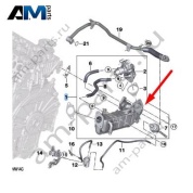 Охладитель ОГ BMW X1 F48LCI 2019-2023 20d (B47D) 11718473202