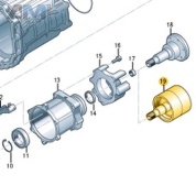 Вал с фланцем VAG 02X498307