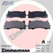 Передние тормозные колодки (25838.155.1) Zimmermann для Mercedes C-Class W205 63 AMG