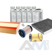 Оригинальный комплект ТО-2/4 Volkswagen на Golf 7 1.6/2.0 TDI (масло LL3 с допуском 504/507)