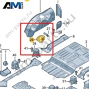 Крепление проушины Volkswagen id-Buzz 2023-2024 1N3804358